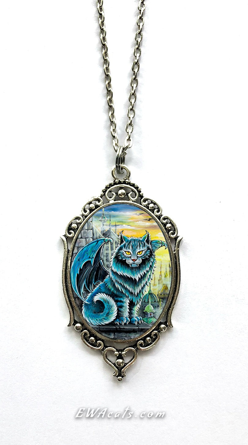 Necklace "Purrtector"
