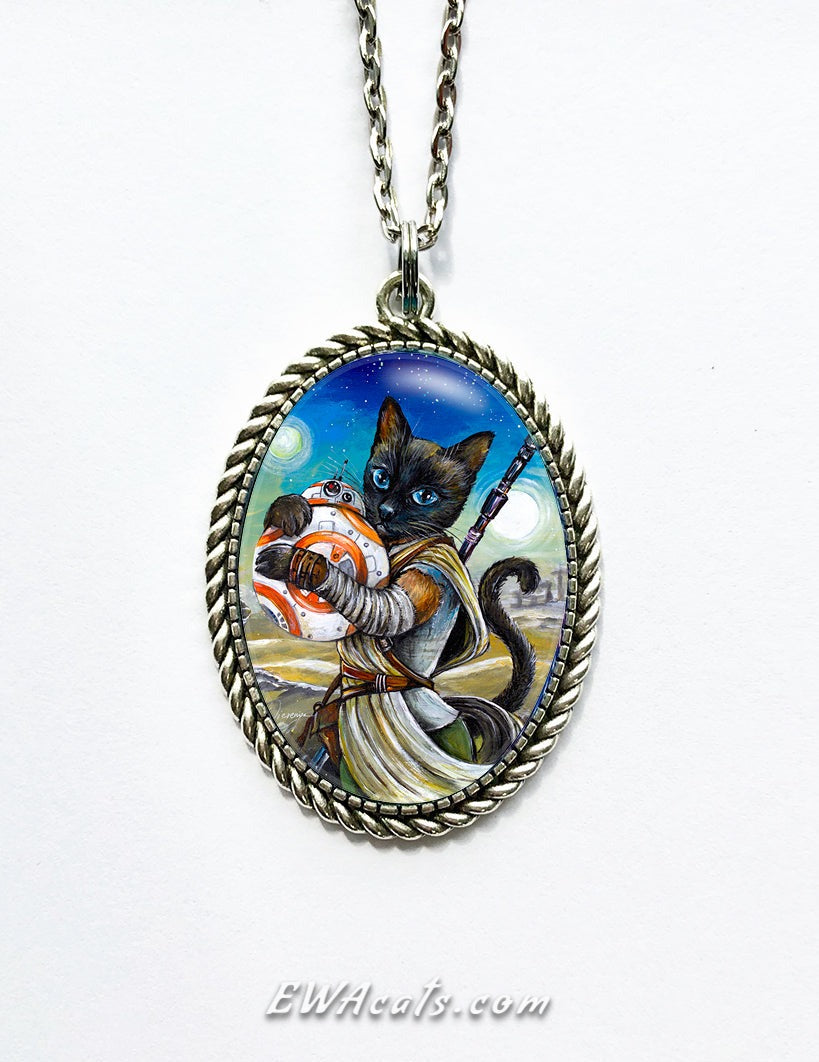 Necklace "Ray Cat"