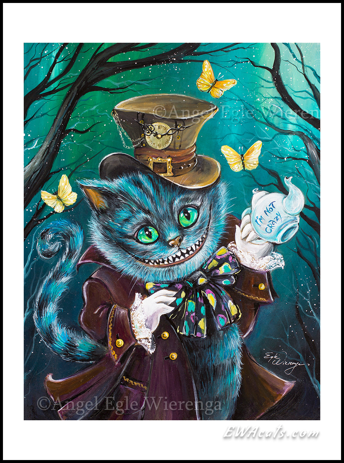 Art Print "Steampunk Cheshi"