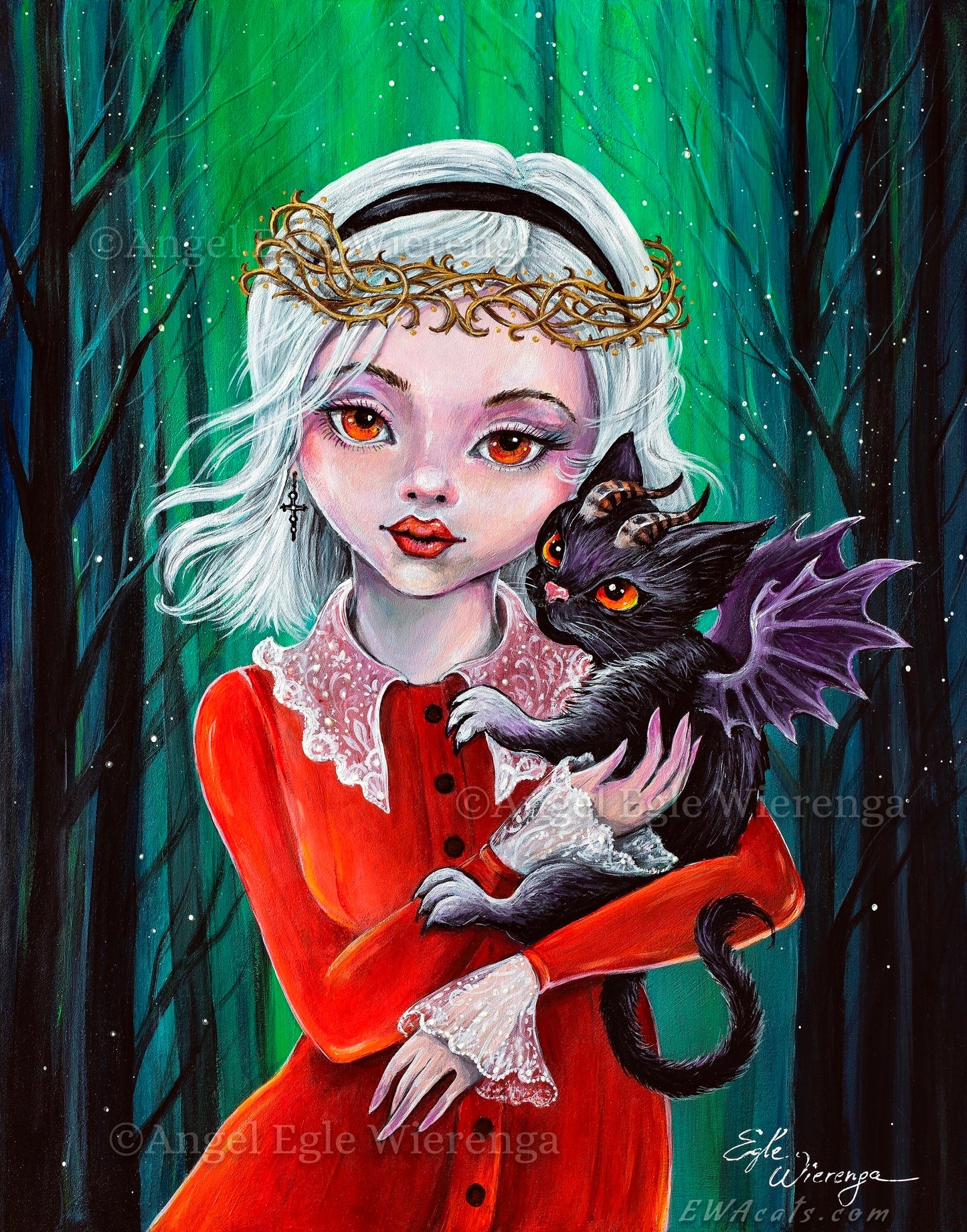 CANVAS "Sabrina and Salem" Open & Limited Edition