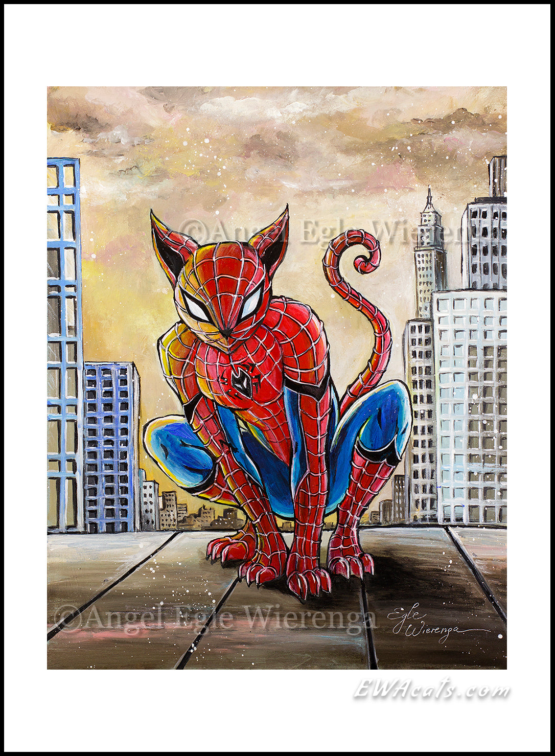 Art Print "SpiderKitty"