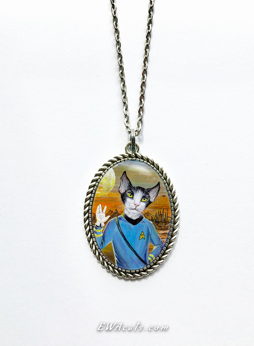 Necklace "Live Long and Purr"