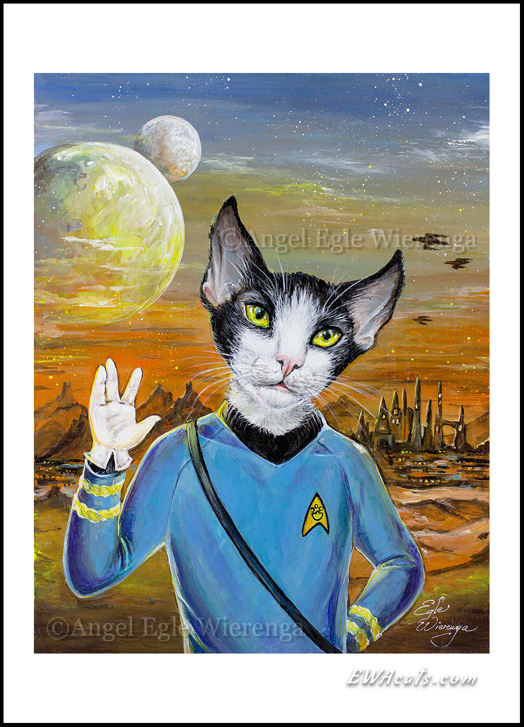 Art Print "Live Long and Purr"