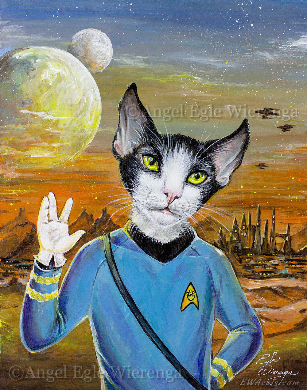 Art Print "Live Long and Purr"