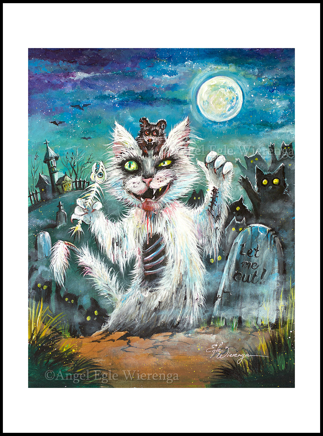 CANVAS "Zombie Cat" Open & Limited Edition