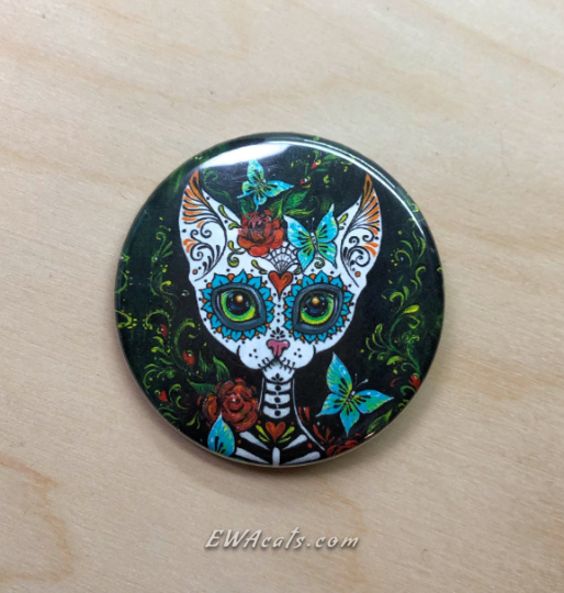 Button "Sugar Kitty"