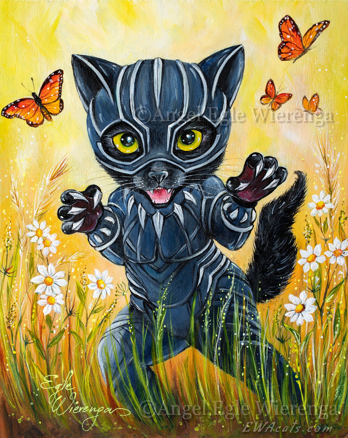 CANVAS "Kitty Panther" Open & Limited Edition