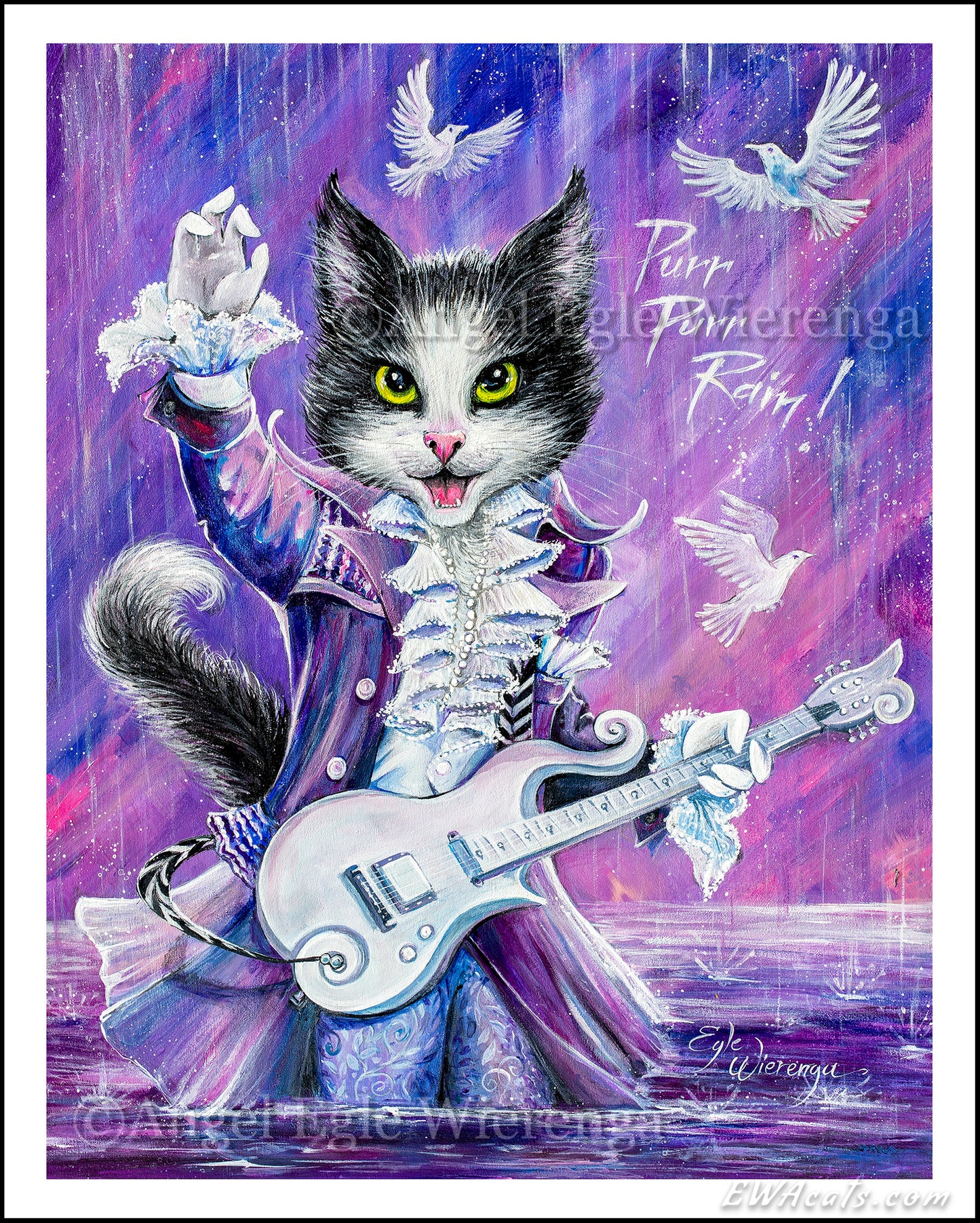 Art Print "Purr Purr Rain!"