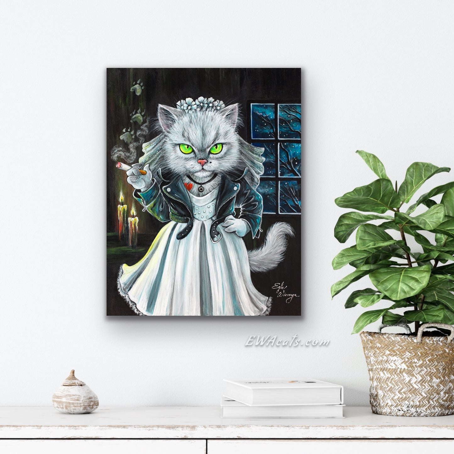 CANVAS "Tiffany Meowlentine" Open & Limited Edition