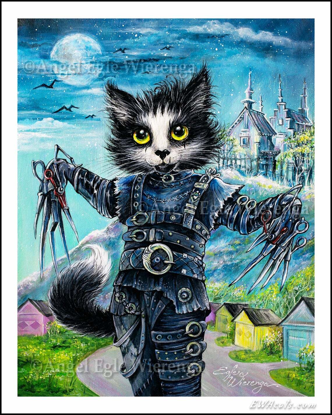 Art Print "Kitty ScissorClaws"