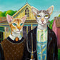 CANVAS "AmeriCat Gothic"  Open & Limited Edition