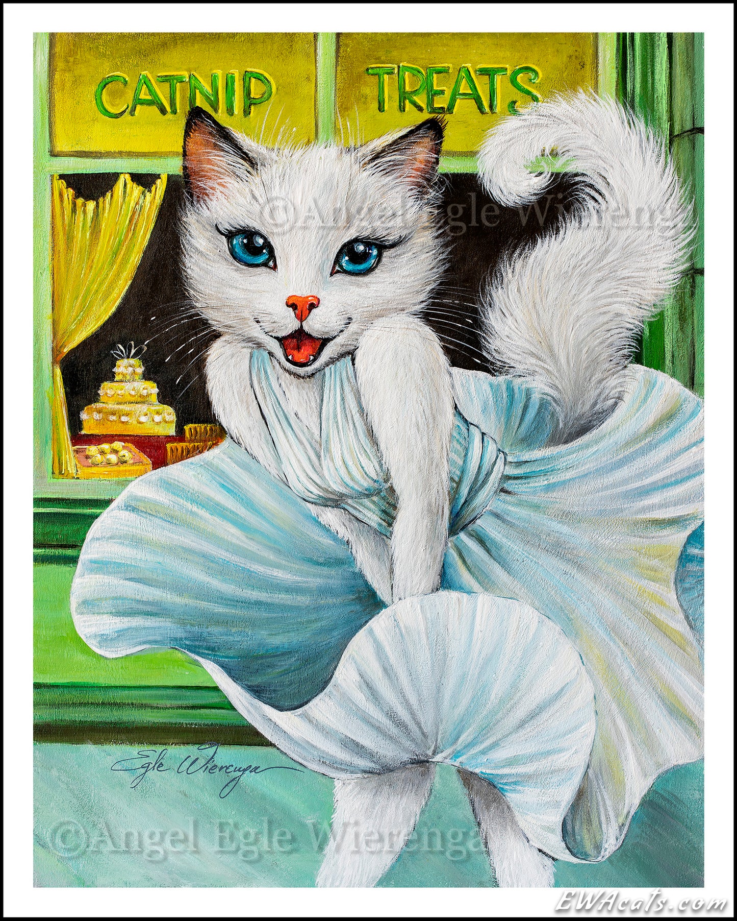Art Print "Meowlyn Monroe"