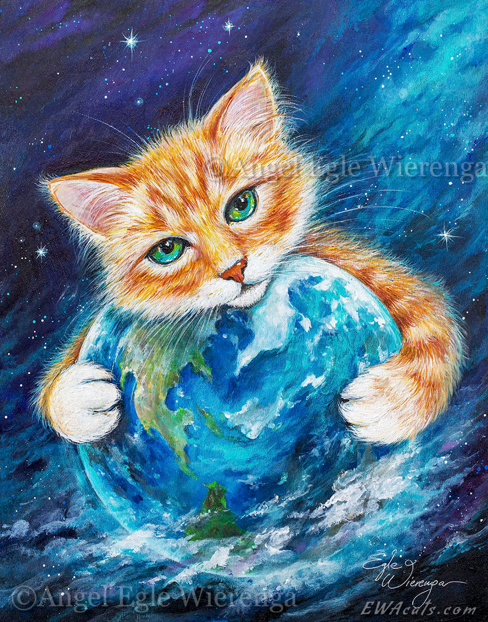 Art Print "It's a Cat's World"