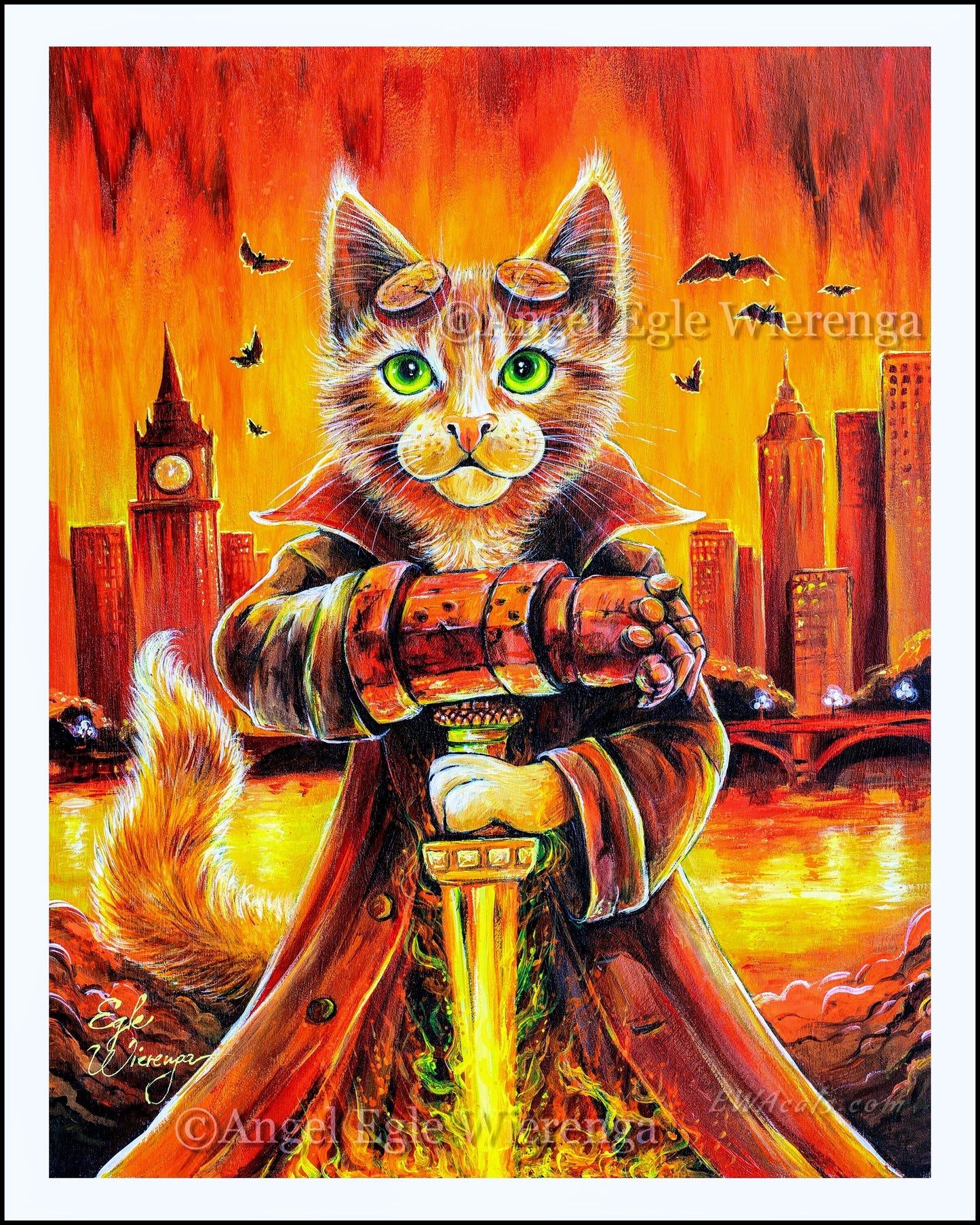 Art Print "Hellboy Kittyi"