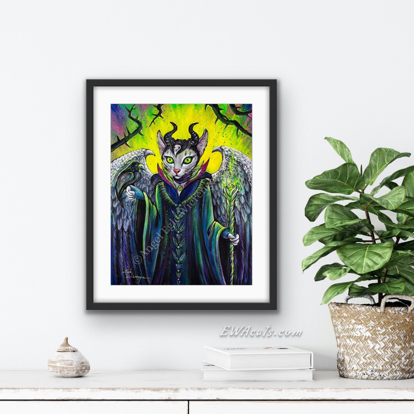 Art Print "Meowlificent"