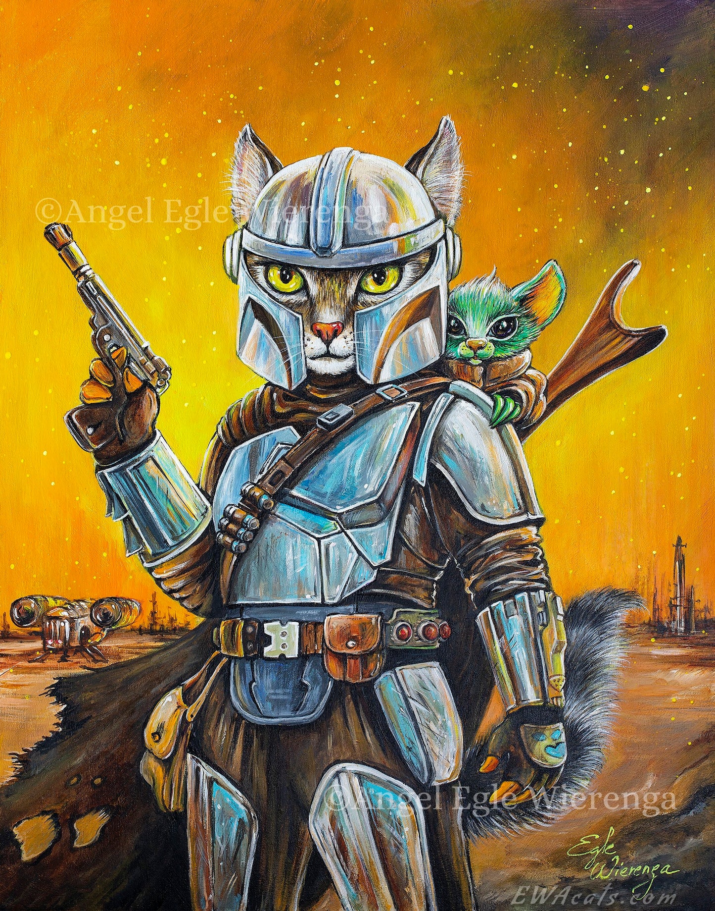 Art Print "Meowdalorian"