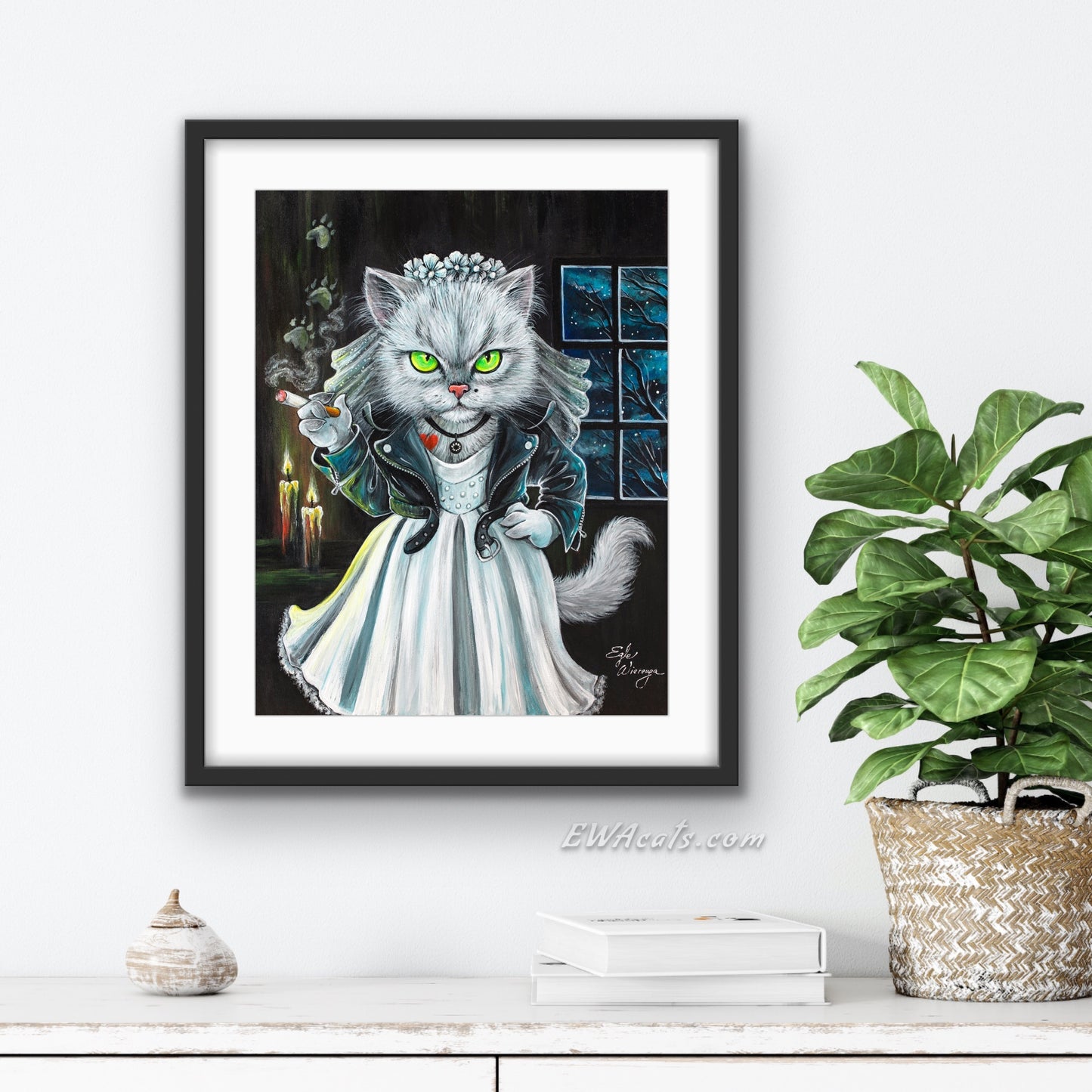 Art Print "Tiffany Meowlentine"
