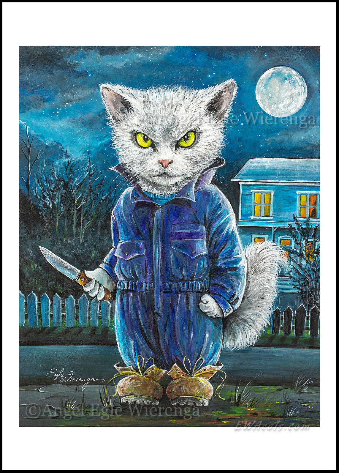 Art Print "Michael Meowers"