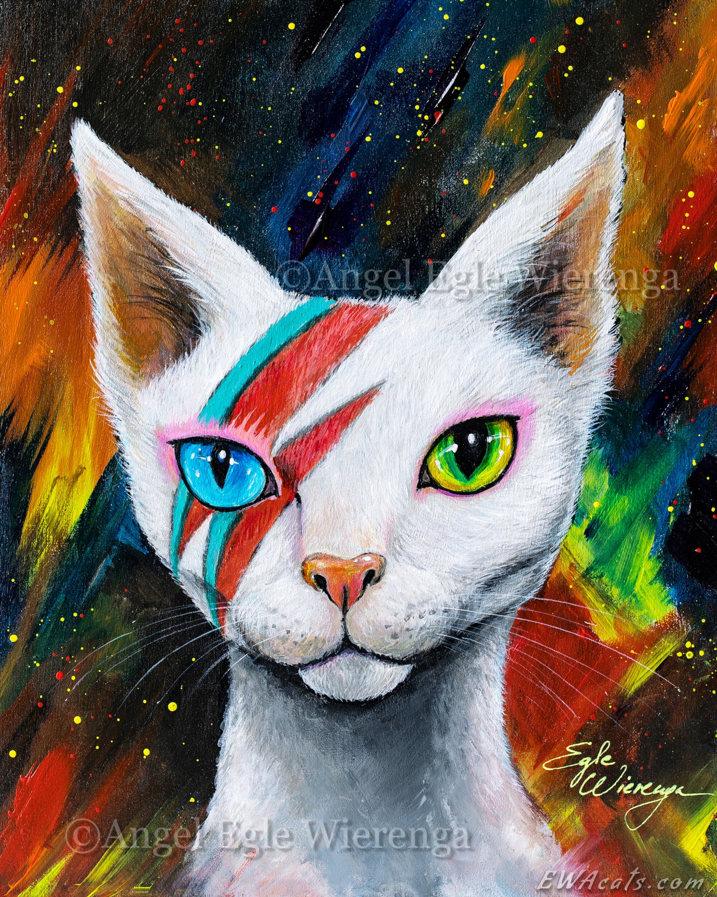 Art Print "Ziggy Starpaws"