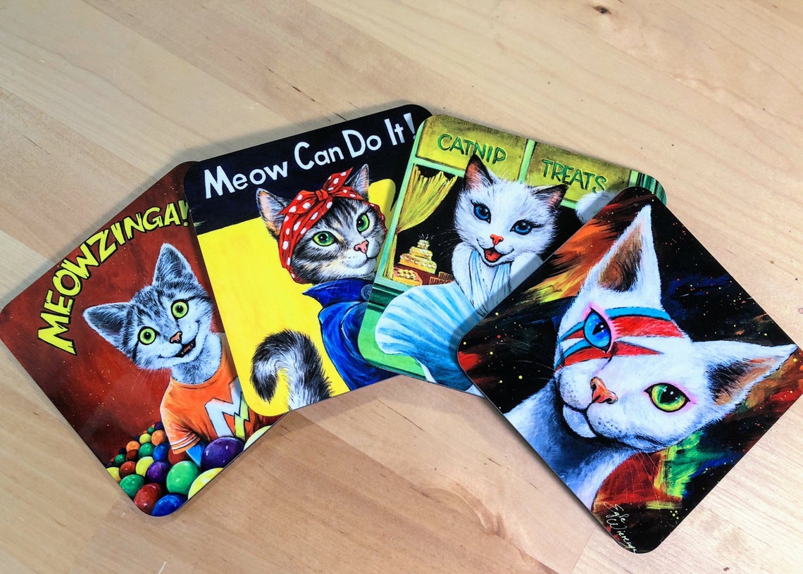 COASTER SETS, *Choose any images from my entire shop!* See Directions Below
