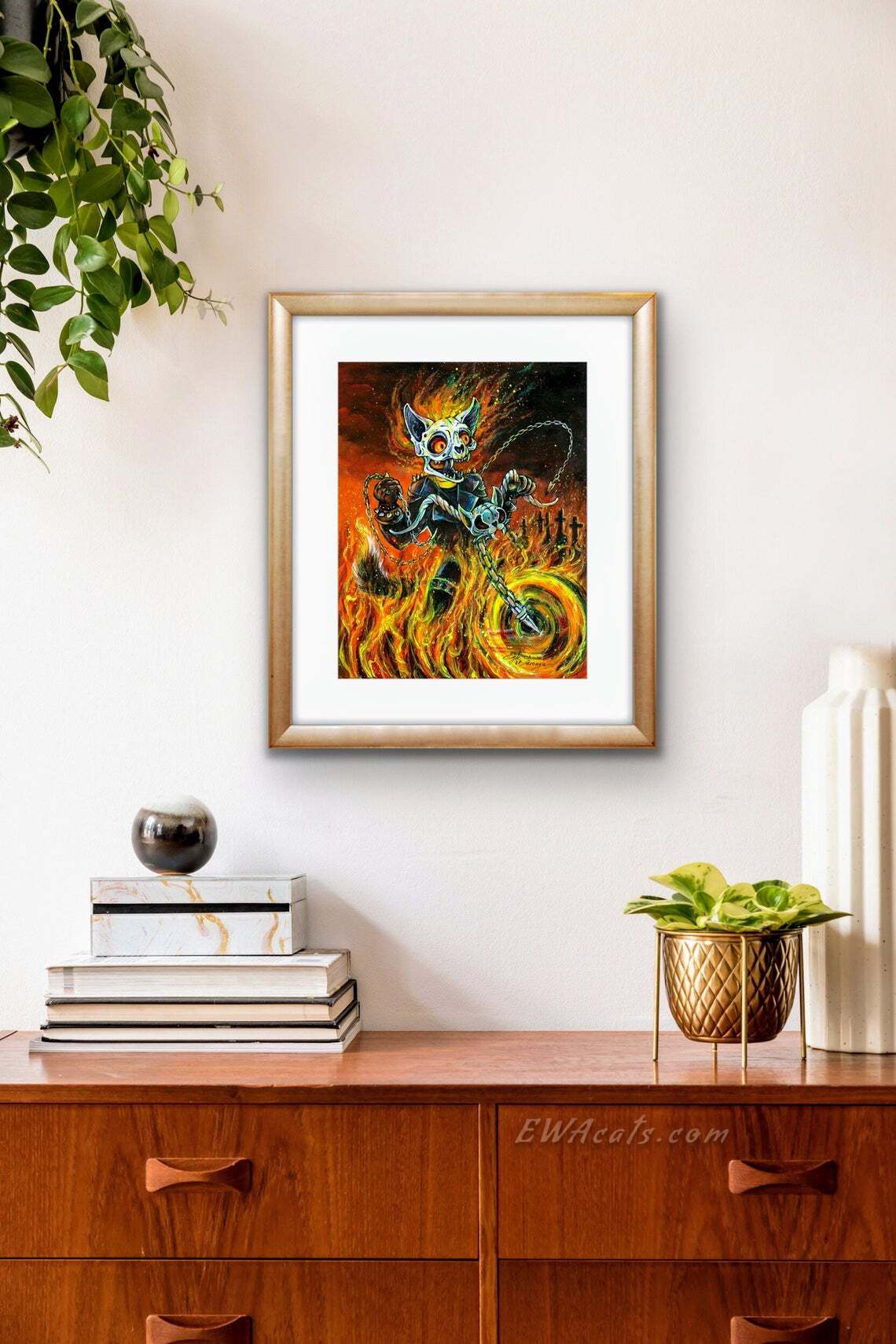 Art Print "Kitty Blaze"