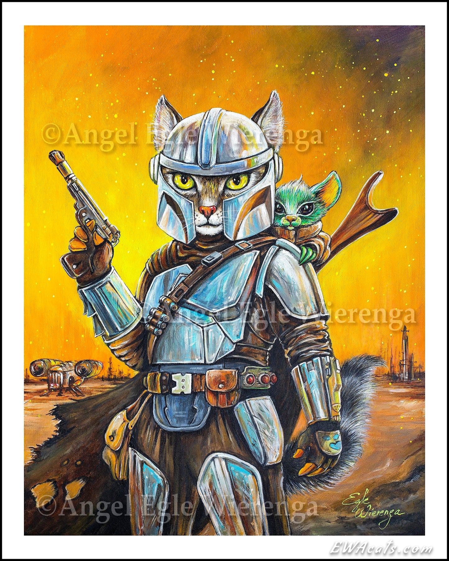 Art Print "Meowdalorian"