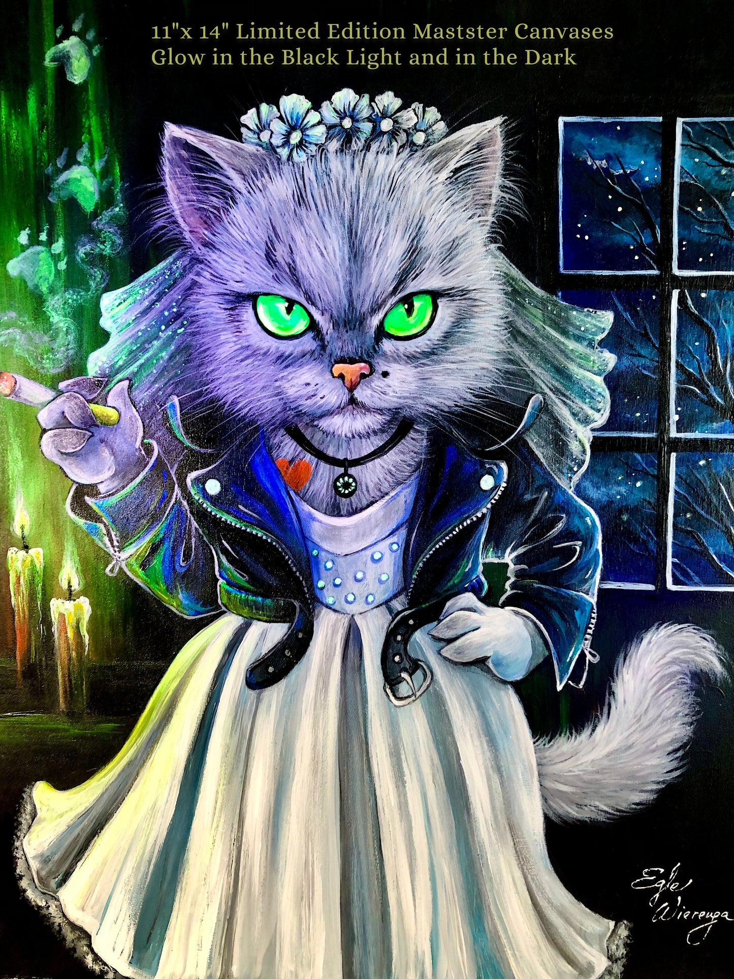 CANVAS "Tiffany Meowlentine" Open & Limited Edition