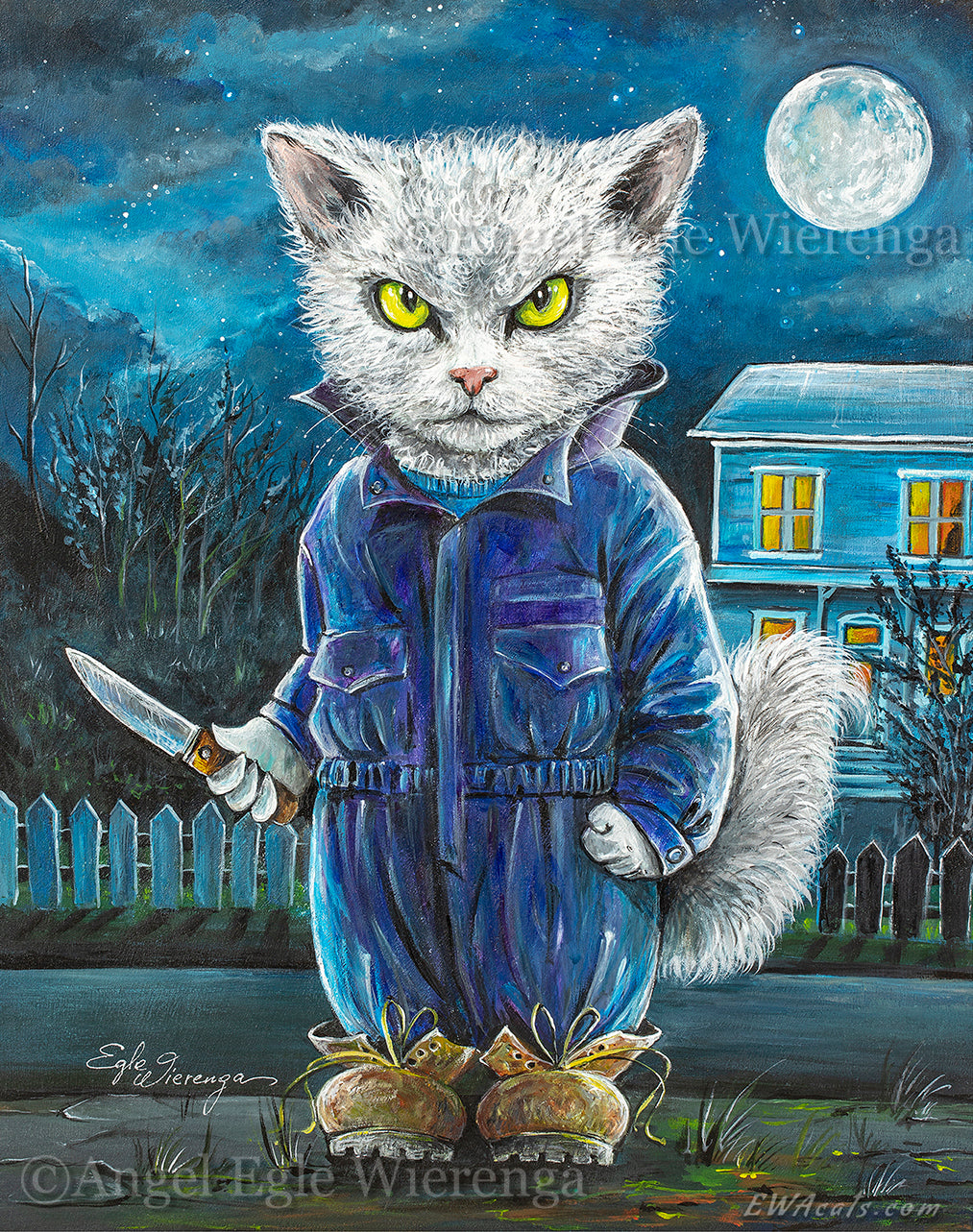 Art Print "Michael Meowers"