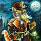 Art Print "Plague Doctor Cat"