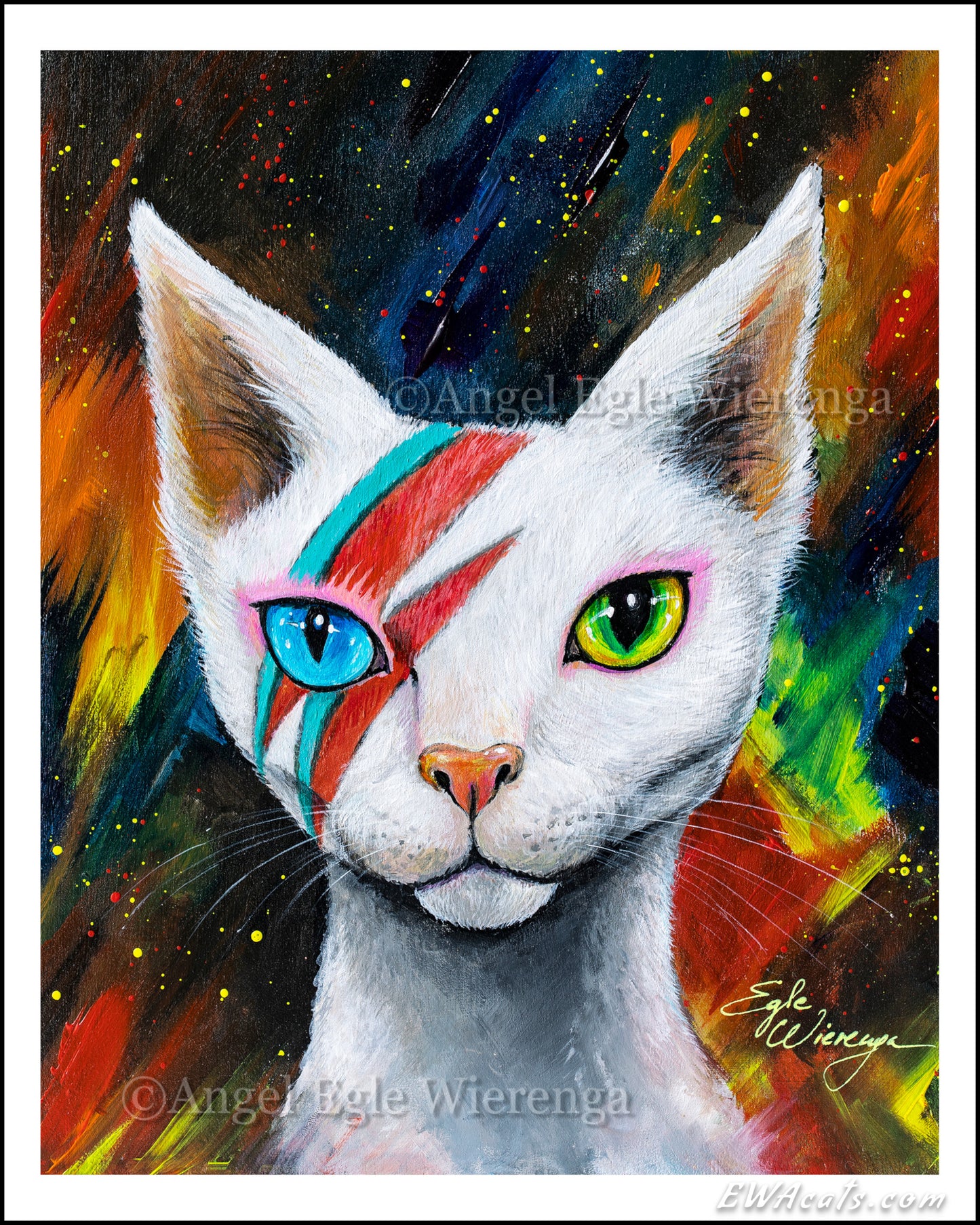 Art Print "Ziggy Starpaws"