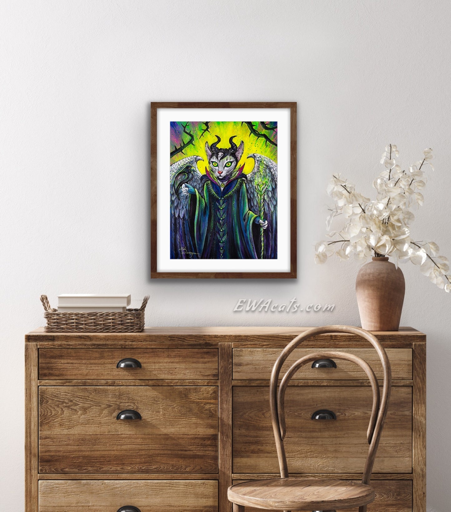 Art Print "Meowlificent"