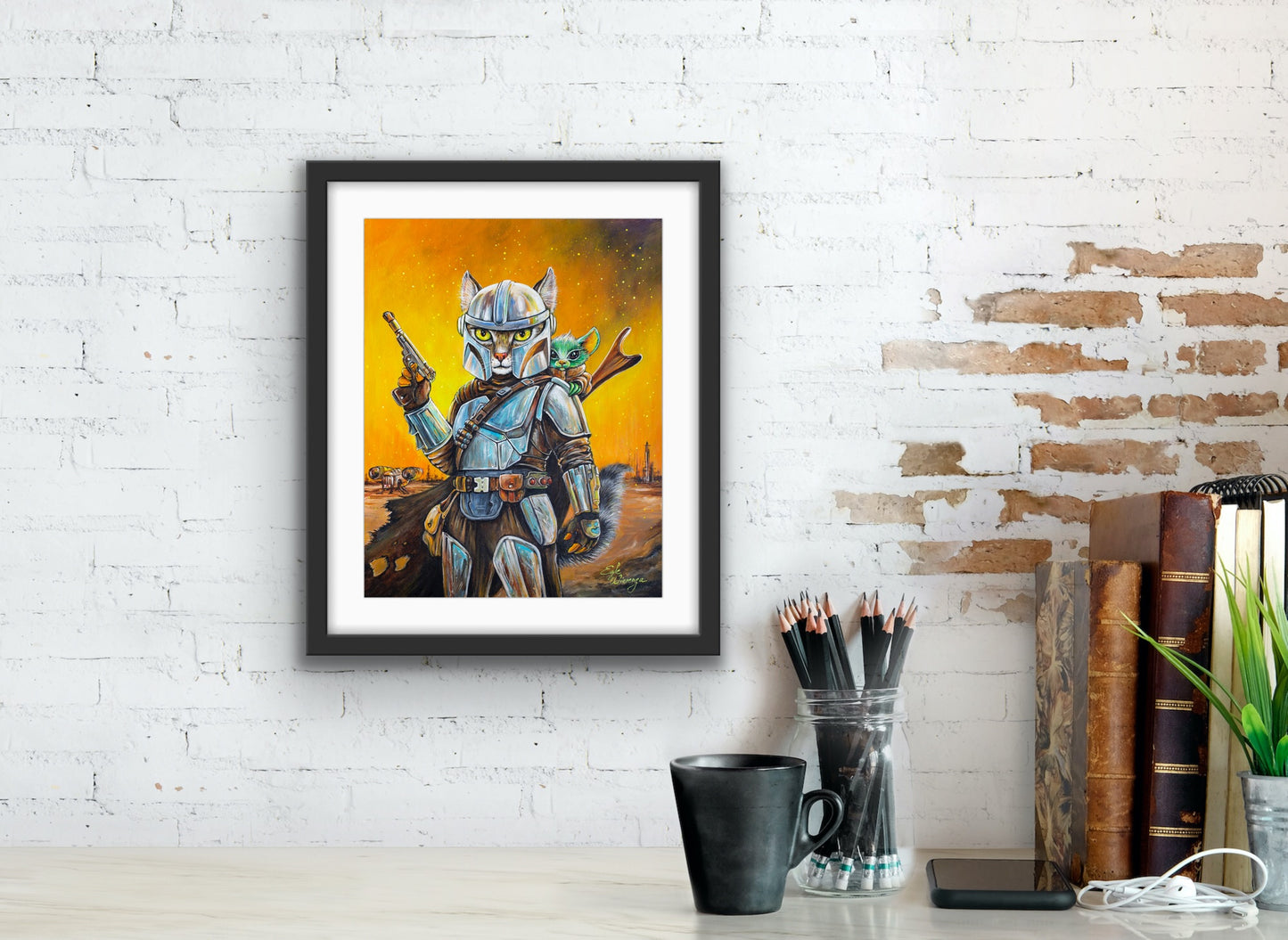 Art Print "Meowdalorian"