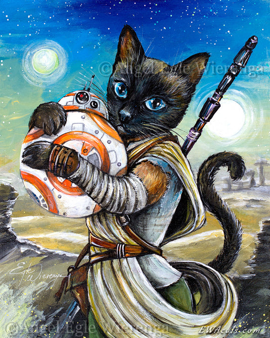 CANVAS "Rey Cat" Open & Limited Edition