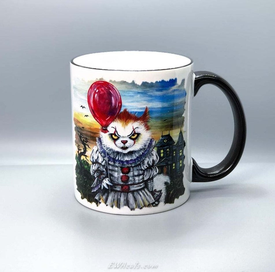 MUG "KittyWise the Purring Clown"