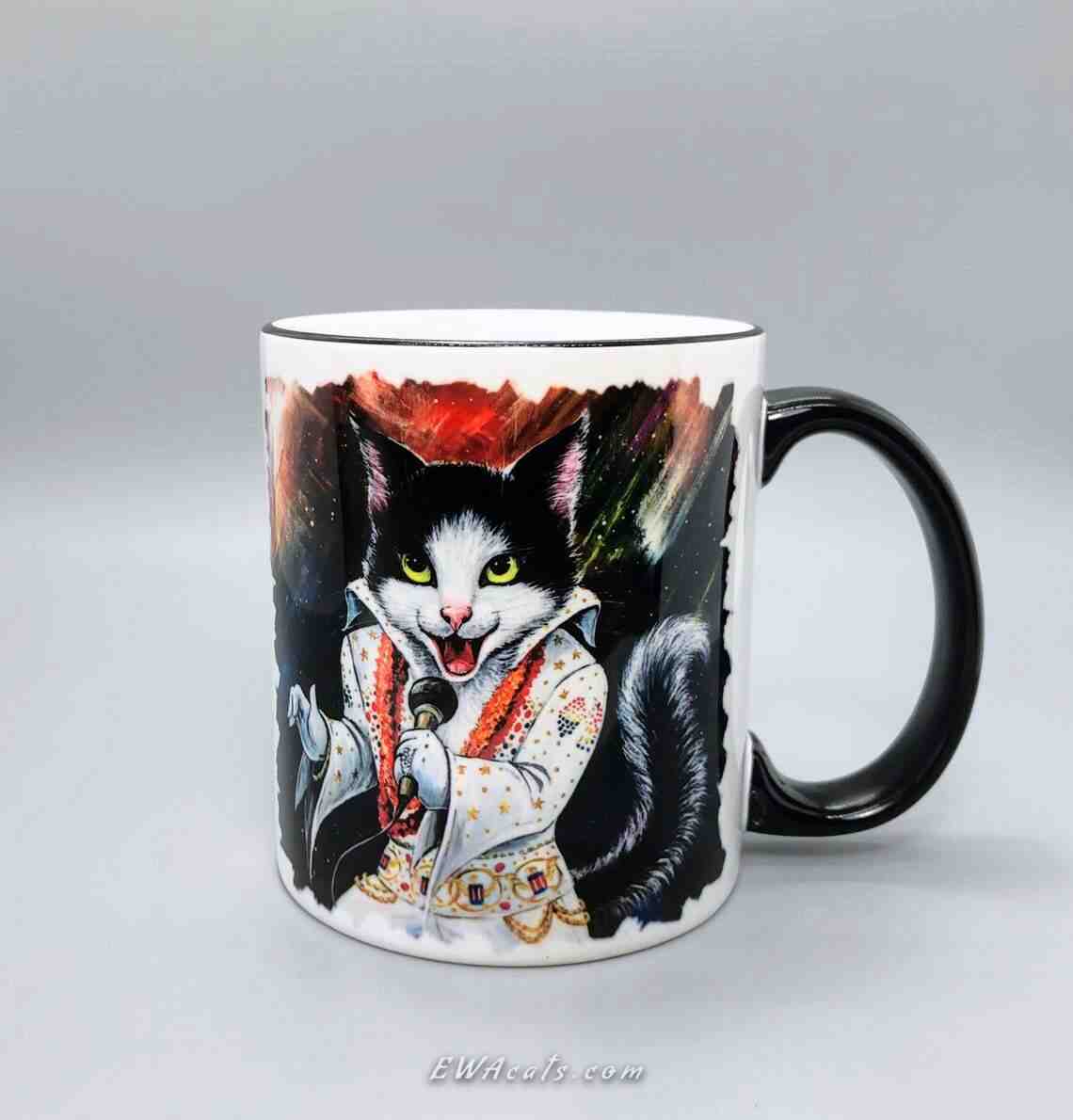 MUG "Elvis Purresley"