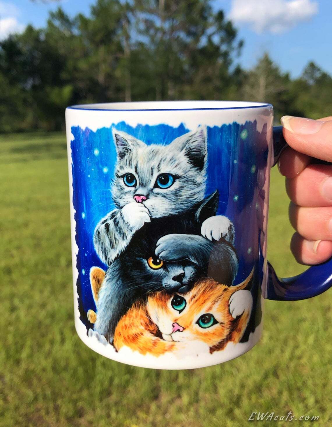 MUG "Three Wise Kitties"