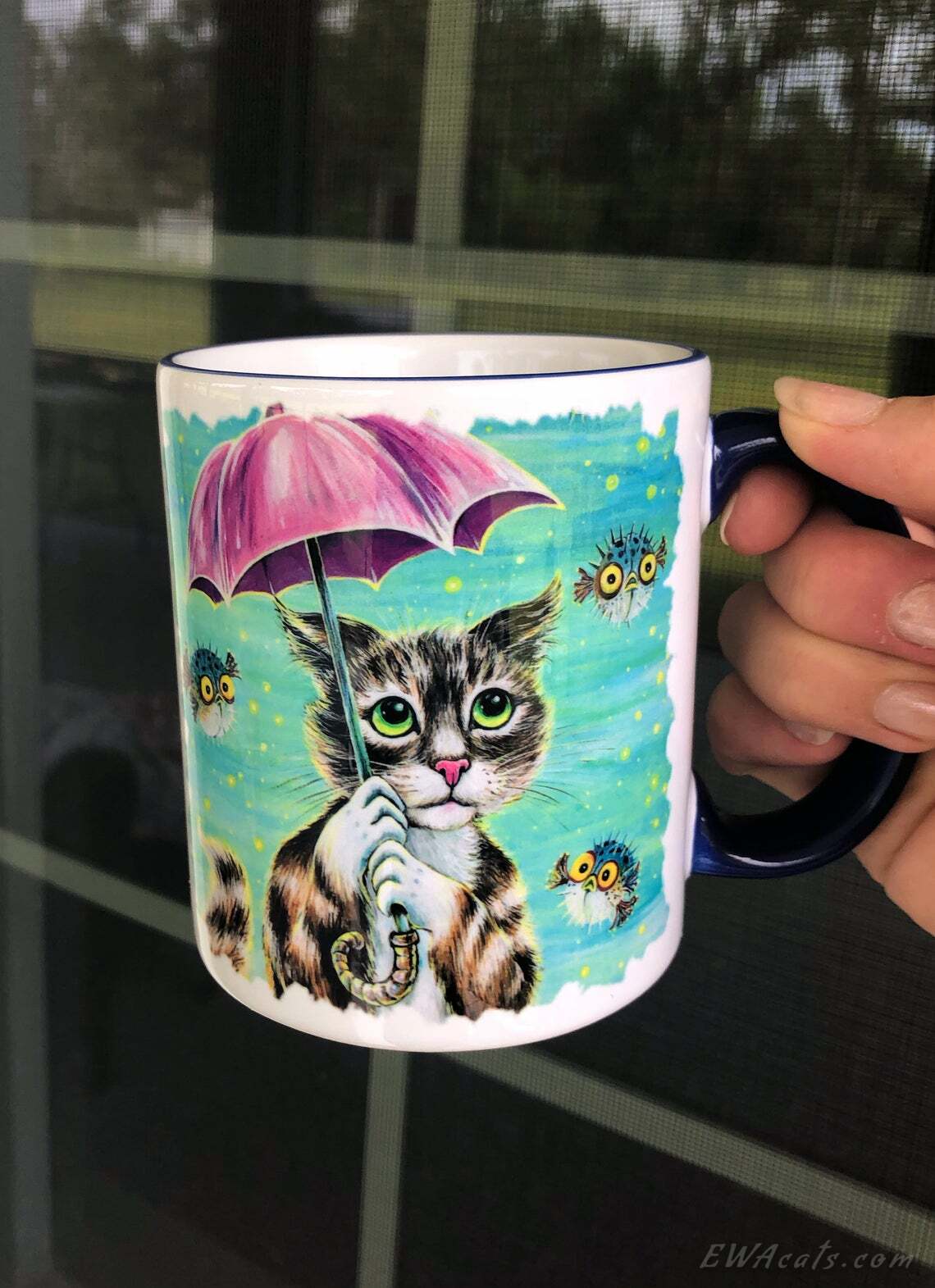 MUG "Umbrella Cat"