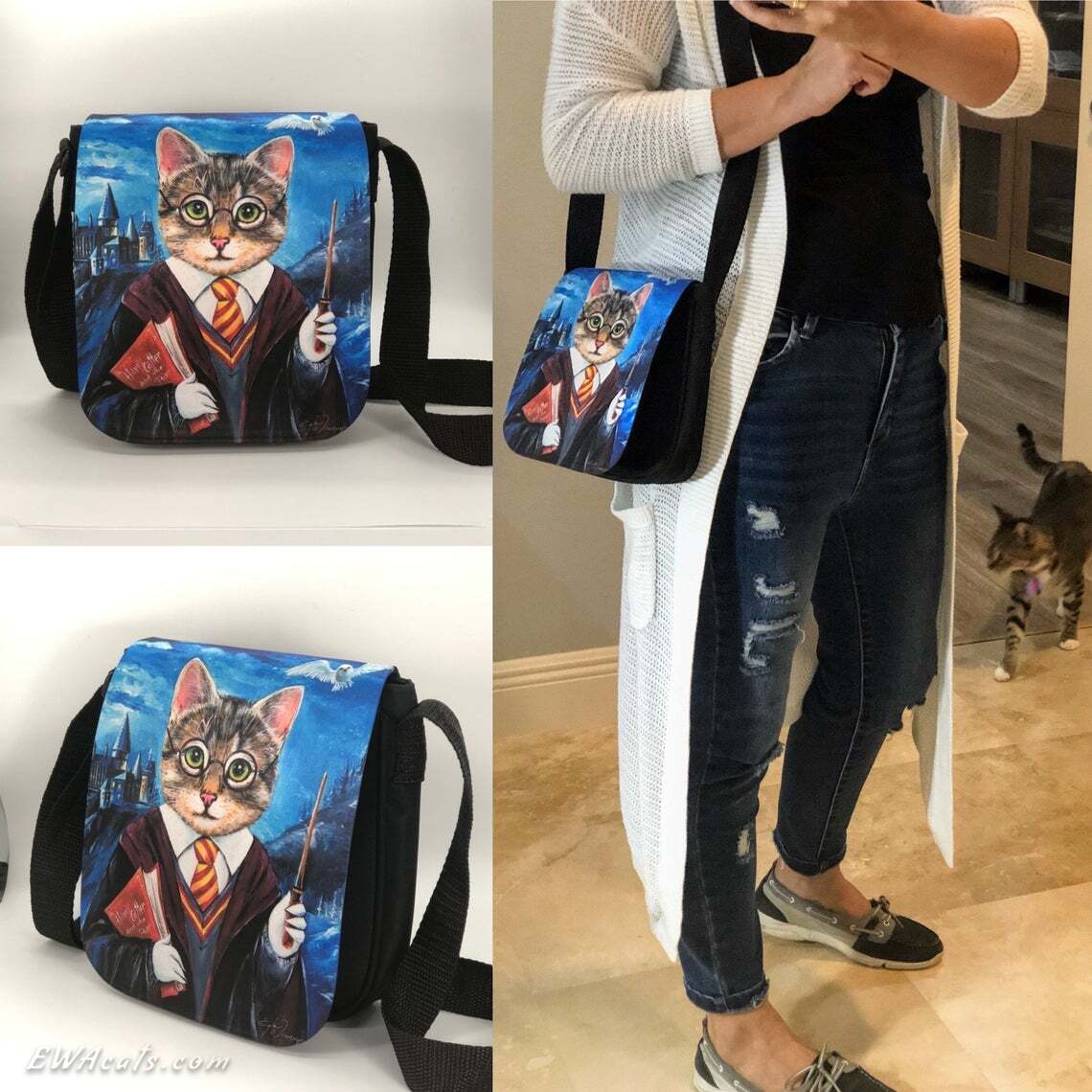 Shoulder Bag "Harry Catter & The Purr"