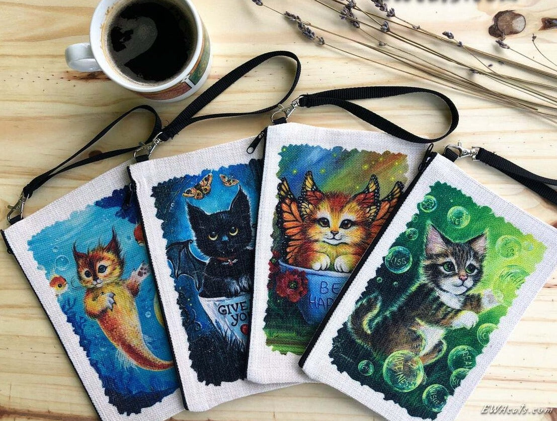 Linen Wallet "Lionhead Merkitty"