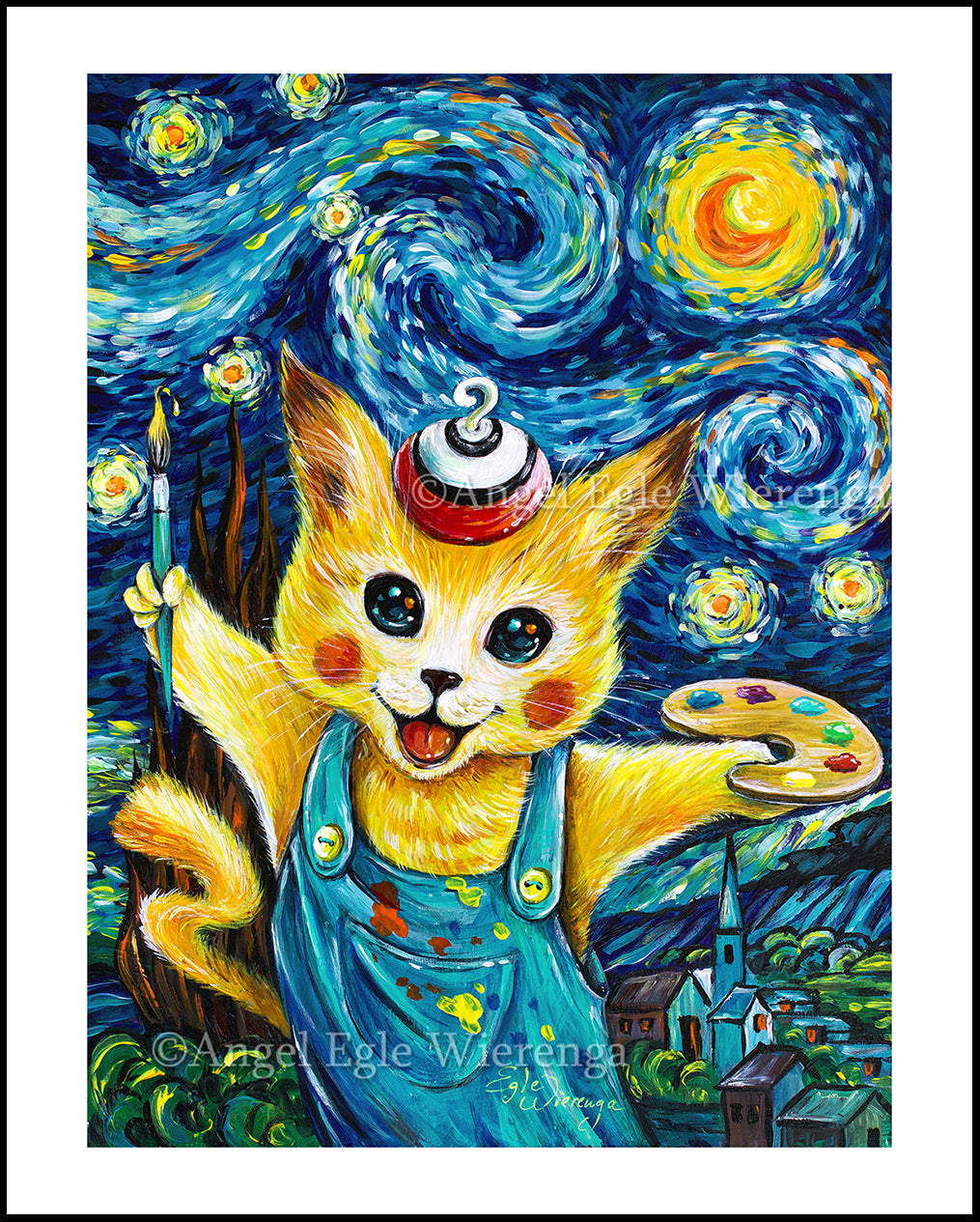 CANVAS "Pika Kitty"  Open & Limited Edition