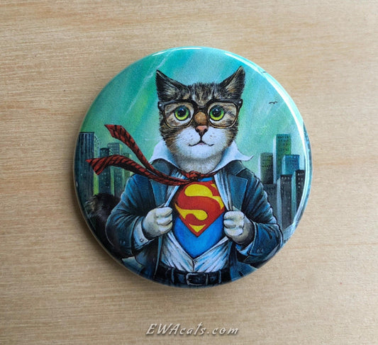 Button "The Cat of Steel"