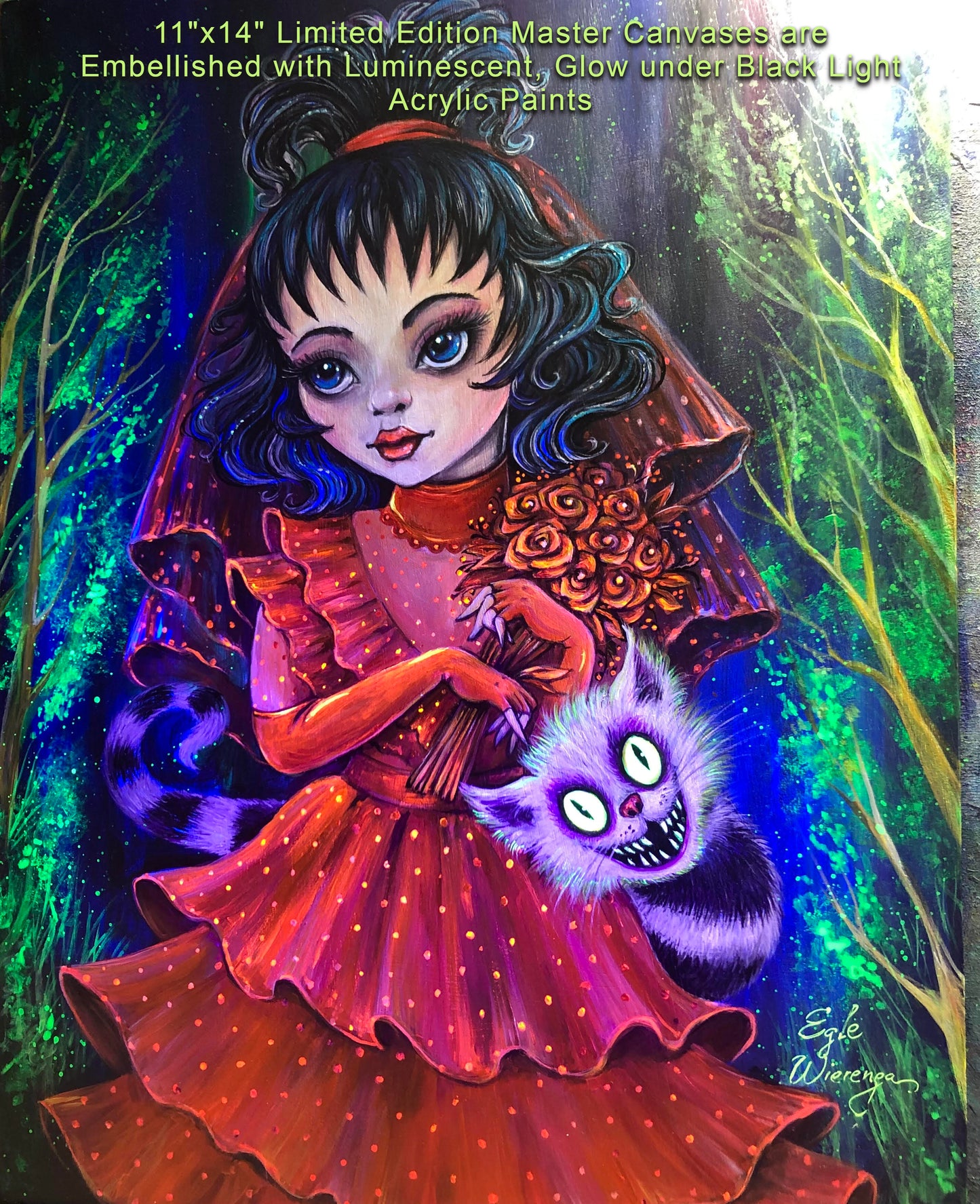 CANVAS "Lydia and Her Beetle Kitty" Open & Limited Edition