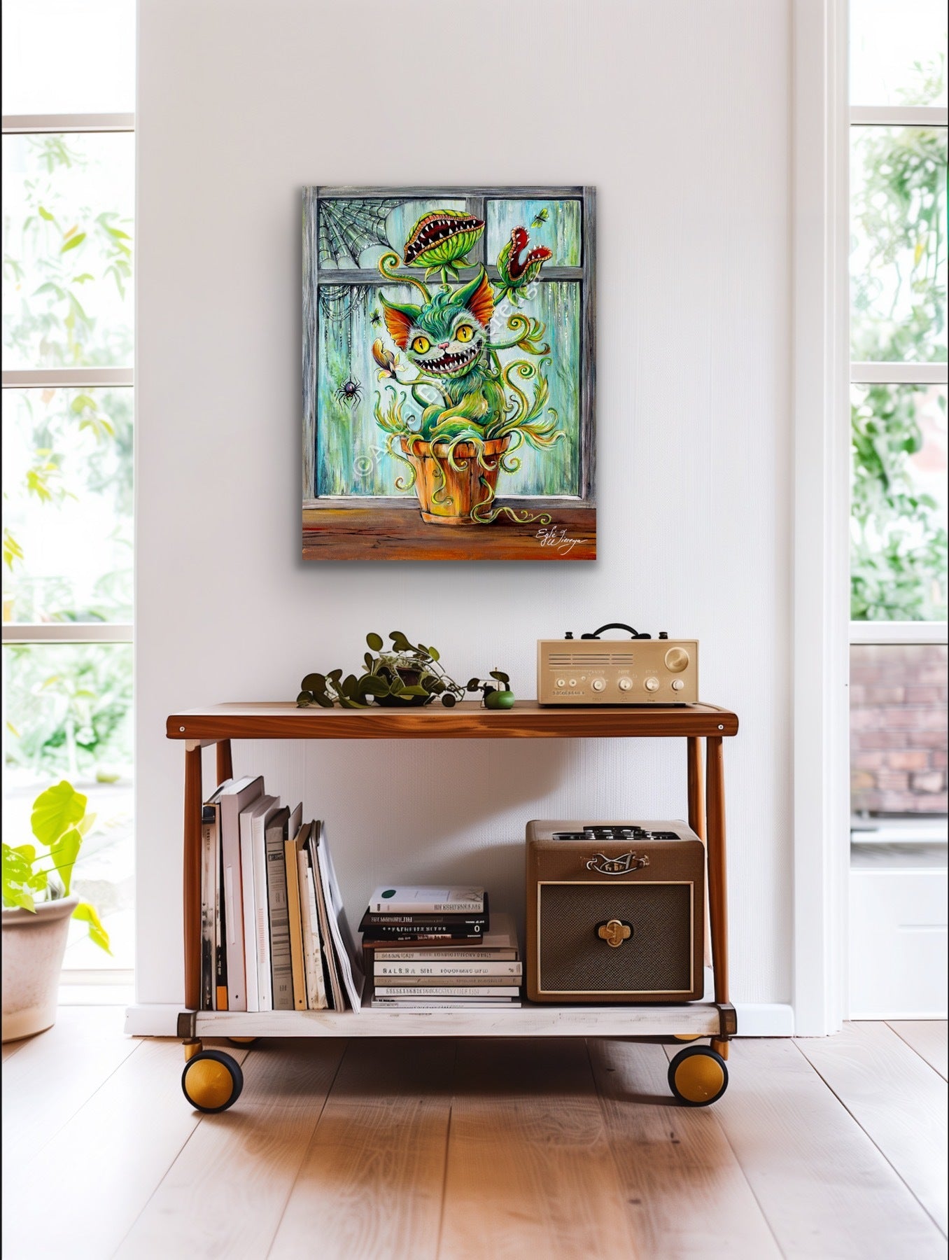 CANVAS "Venus Meowtrap" Open Edition Canvas Giclee