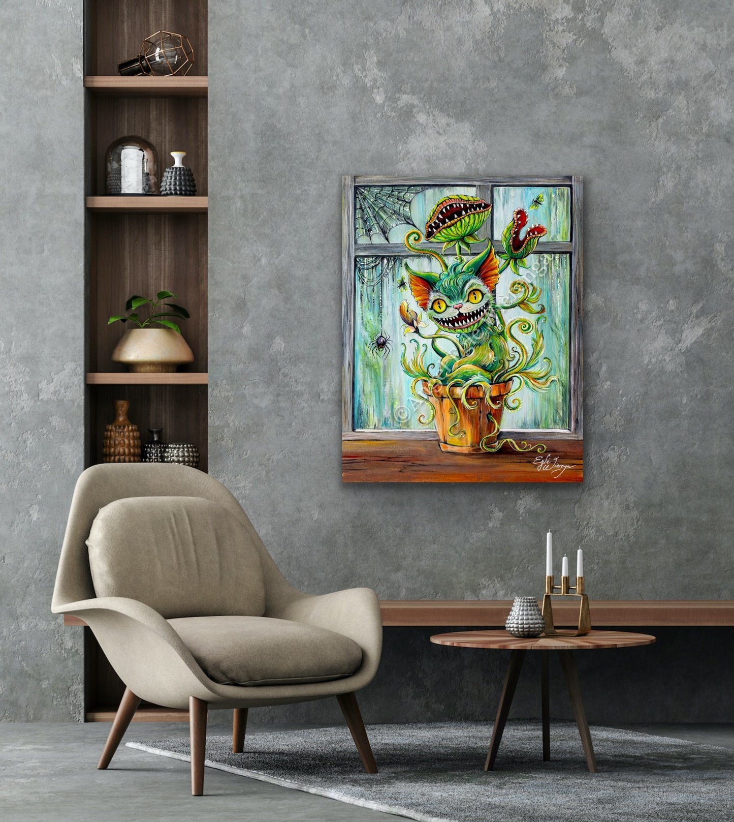 CANVAS "Venus Meowtrap" Open Edition Canvas Giclee