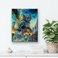 CANVAS "Catzilla" Open Edition Canvas Giclee