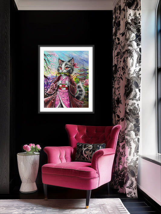 Art Print "Meowzuko"