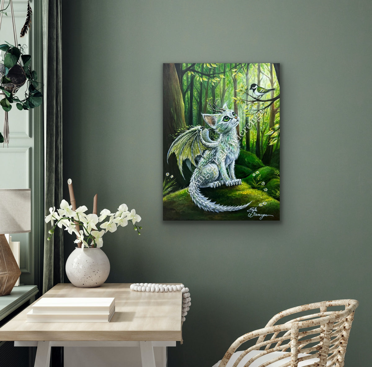CANVAS "Forest Dragon Kitty" Open & Limited Edition