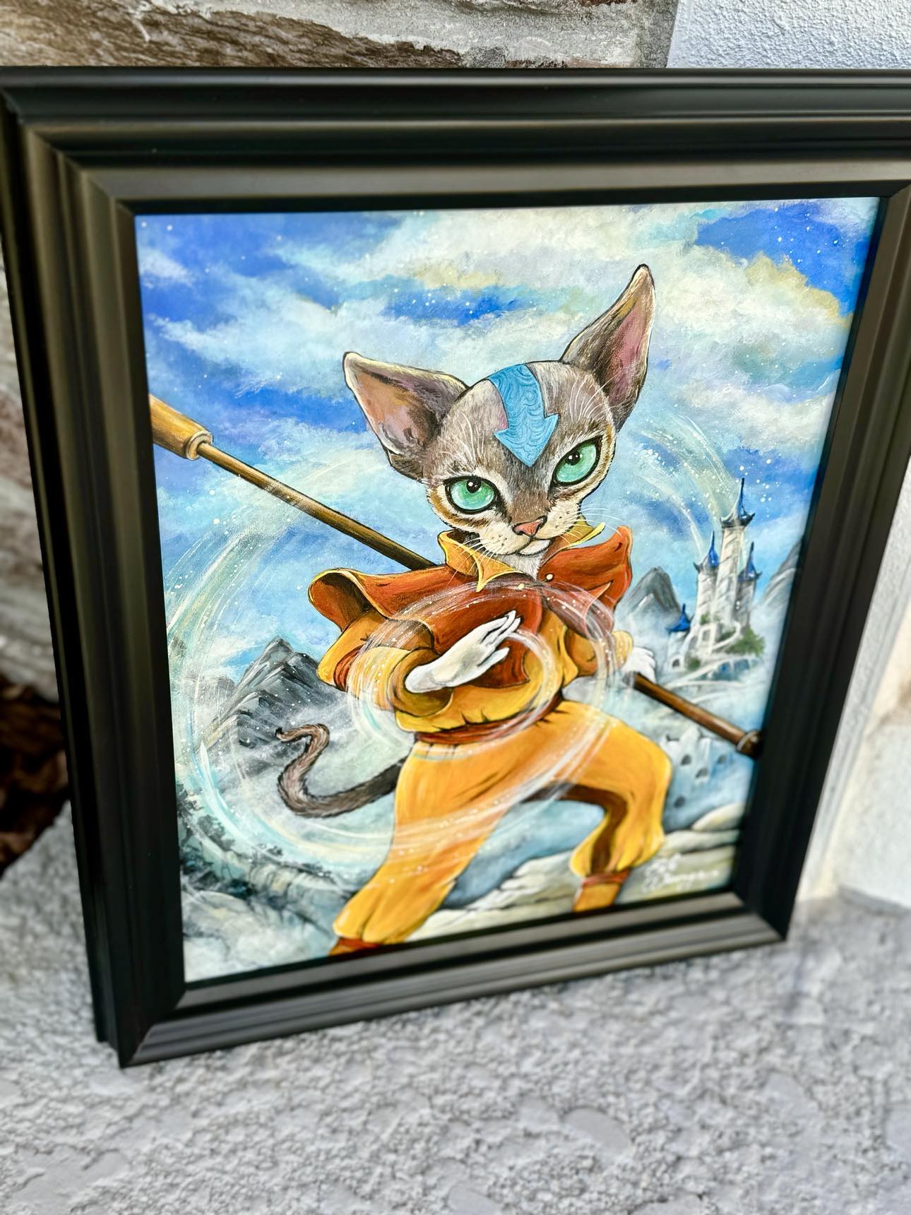 Original Painting "Kitty Aang"