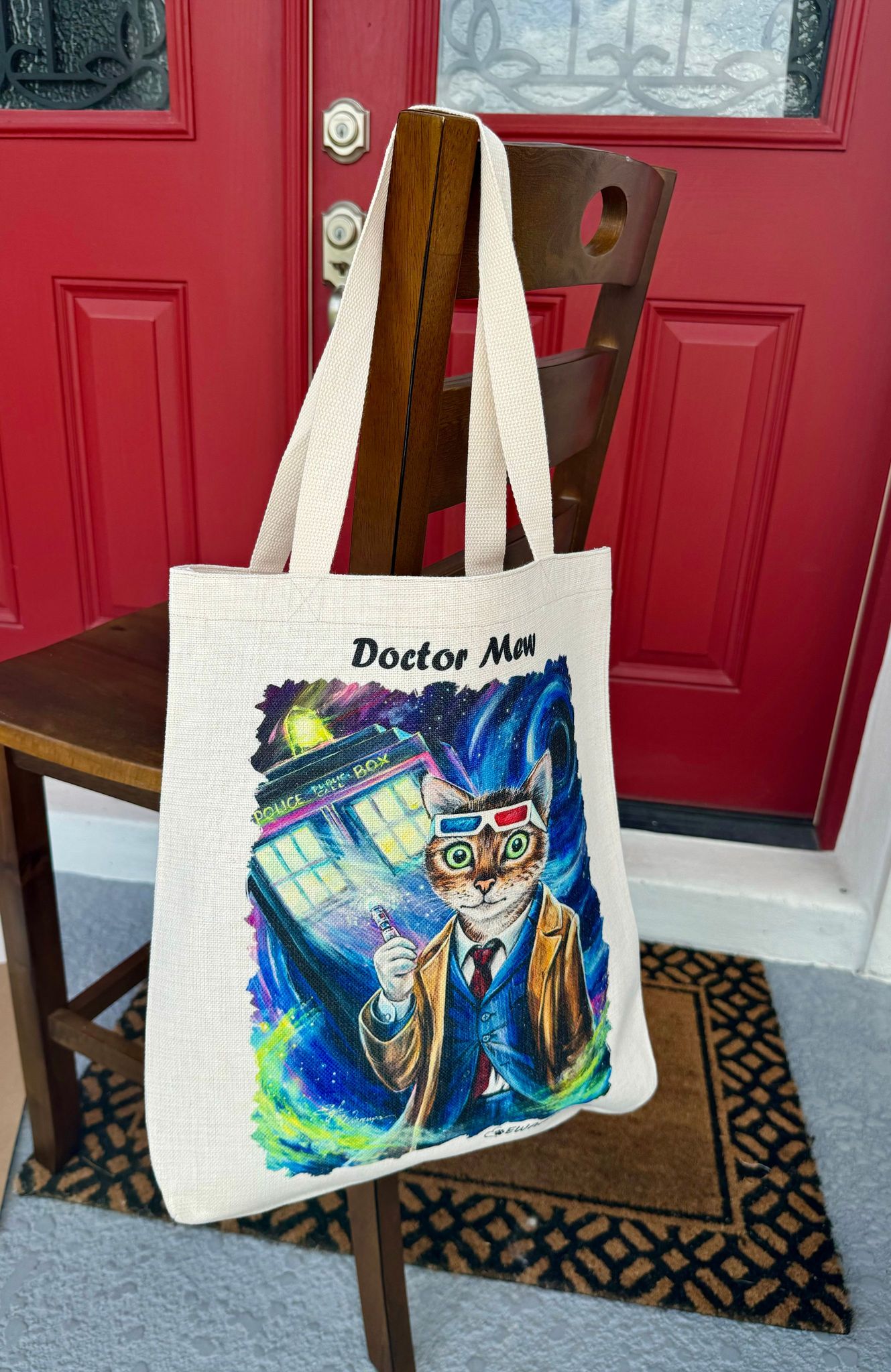 Tote Bag "Doctor Mew"