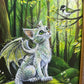 Original Painting "Forest Dragon Kitty"